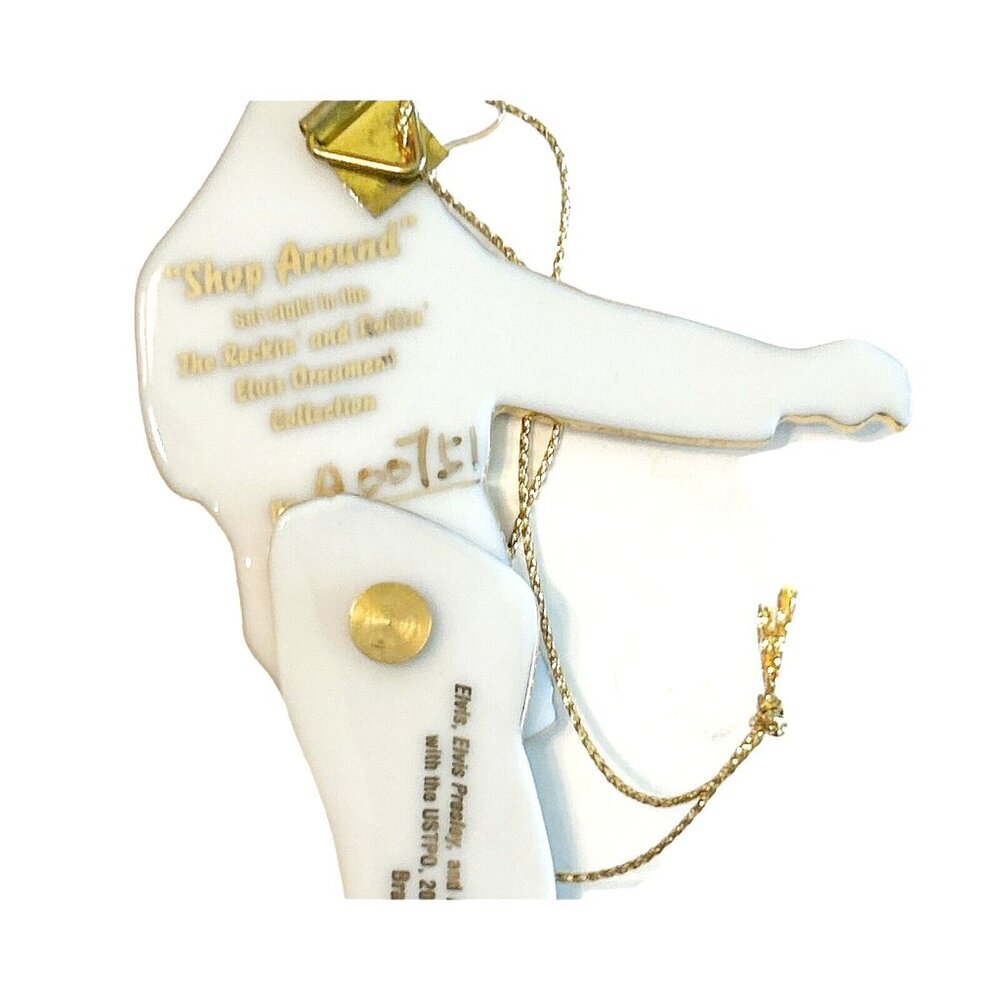 Set of 3 Bradford 2000 Rockin n Rollin Elvis Presley Ornament A00751 COA 38878 - Picture 9 of 11